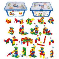 Ensemble de blocs de construction éducatifs de 147 pièces, briques pour enfants, jouets de construction, ensemble de jeu d'apprentissage créatif