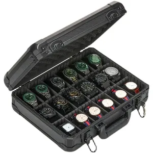 Luxury <strong>Watch</strong> Storage Boxes Men Mechanical Wrist <strong>Watches</strong> Organizer Box with Lock <strong>Portable</strong> Travel <strong>Watch</strong> Bracelet Organizing <strong>Case</strong>