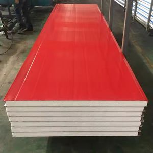 Panneaux sandwich isolés en polyuréthane PU <span class=keywords><strong>à</strong></span> haute densité et <span class=keywords><strong>à</strong></span> <span class=keywords><strong>bas</strong></span> <span class=keywords><strong>prix</strong></span> pour toiture, mur et atelier - Product Image 4