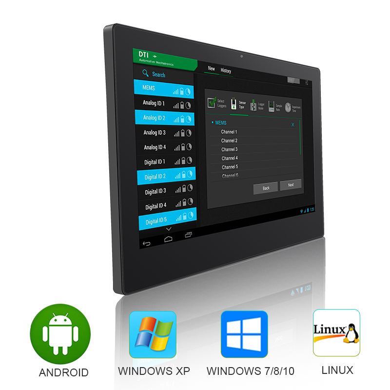 18.5 Inch IPS LCD All-In-One Industrial PC with Touch Screen Waterproof USB Interface RK3288 Core Android OS UK Plug