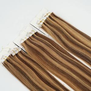 Extensiones de Cabello Humano Ruso Remy 100% Virgen con Cinta Adhesiva Invisible - Product Image 2