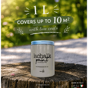 27 SAGE 1lt LaChalk the evolution of <b>chalk</b> paint Where <b>chalk</b> meets resin: Hybrid <b>Chalk</b> Resin Paint made in Italy - Product Image 2