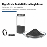 Poudre de Ferromolybdène FeMo70 pour Alliages de Précision, Composants PM, Taille de Maille Personnalisée, Haute Pureté, Certifié ISO9001, Vente Directe Usine