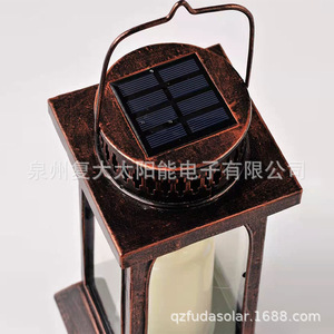 Lámpara Solar LED con Panel Solar para Jardín, Lámpara Decorativa Colgante para Exteriores - Product Image 5
