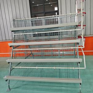 Meilleure qualité Bon prix Poules pondeuses élevage de poules pondeuses Cage en batterie type A Cage pour poules pondeuses Équipements pour volaille pondeuse - Product Image 1