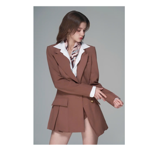 Ventas calientes Trajes y Blazers para mujer Chaleco Camisa de un solo pecho Chaqueta Tela de alta calidad Enzo & Leo personalizado Vietnam Original - Product Image 1