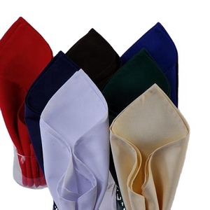 100% MJS خيط بوليستر الأحمر والأخضر عيد الميلاد مهرجان يستخدم الجدول منديل - Product Image 1