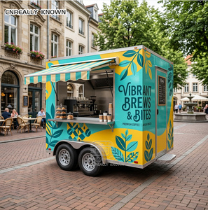 Camion de restauration de fruits de mer de qualité alimentaire, remorque alimentaire personnalisée pour limonade, cuisine de traiteur certifiée CE - Product Image 5