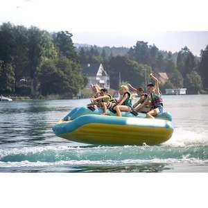 Bateau gonflable en PVC épais, type « banane aquatique », pour la navigation en mer, le surf, le « poisson volant » disco, les jouets de remorquage, la moto aquatique, le bateau rapide - Product Image 3