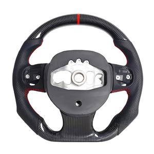 Volante <span class=keywords><strong>Challenger</strong></span> de Cuero NAPPA, Volante de Fibra de Carbono para <span class=keywords><strong>Dodge</strong></span> Charger, Compatible con <span class=keywords><strong>Challenger</strong></span> Charger 2015-2020 - Product Image 2