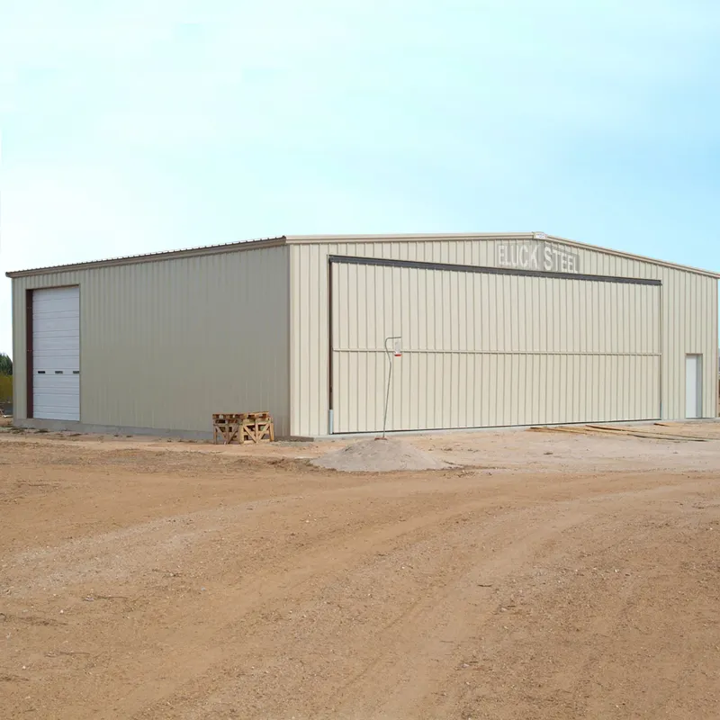 Meilleure vente de hangars agricoles à longue portée en acier galvanisé pour hangar d'avion préfabriqué