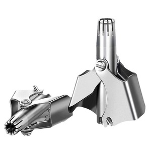 Tondeuse à poils de nez manuelle Qianshu en acier inoxydable, double lame pour hommes, entièrement lavable - Product Image 3