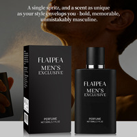 Parfum pour homme 1.7 FL.oz, notes fruitées, florales et boisées, design noir audacieux et masculin, sans alcool, vente en gros OEM ODM