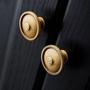 Maniglie Moderne in Ottone per Cassetti, Pomelli Antichi per <span class=keywords><strong>Cucina</strong></span>, Maniglie per Camera da Letto, Accessori per Mobili e Armadi Santaya - Product Image 6