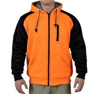 Custom Shu Velveteen Polar <b>Fleece</b> <b>Zip</b>-<b>Up</b> Casual Breathable Regular Fit Hoodie Sweatshirt <b>Men</b> Solid Pattern Crewneck Tracksuit - Product Image 2