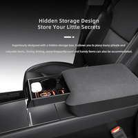 Accessoires de voiture pour le nouveau modèle Y, décorations intérieures pour le nouveau modèle 3, boîte d'accoudoir, coussin rehausseur de hauteur, boîte de rangement