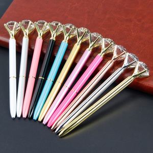 Stylo bille en métal style couronne de cristal avec logo personnalisé, largeur d'écriture 1,0 mm, stylo promotionnel, vente en gros d'usine - Product Image 2