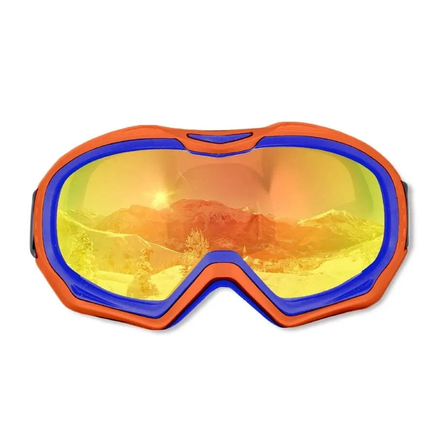 Oléophobe lentille parachutisme casque de ski lunettes de lunettes personnalisées