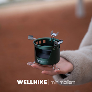 WELLHIKE Tragbarer Mini-Alkoholofen für Outdoor - Picknick-Grill und Wassererhitzer - Product Image 3