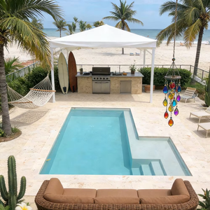 Piscine creusée en fibre de verre personnalisée, portable, étanche, pour extérieur, jardin et hôtel, en gros - Product Image 6