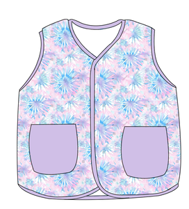 2026 Hot Deal <strong>Toddler</strong> Boys&amp;<strong>Girls</strong> Tie-Dye Patterns Vest Convenient Snap-Button Waistcoat &amp; Pocket Stylish Kids Sleeveless <strong>Gilet</strong> - Product Image 2