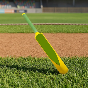 Batte de cricket en bois et graphite composite, double couture, durable, légère, largeur 45 mm, ambidextre, pour joueurs débutants - Product Image 2