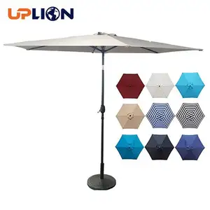 Зонт для сада, внутреннего дворика Uplion 10 футов, открытый зонт для стола с 6 прочными ребрами
