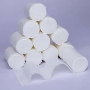 Wholesale Organic Cotton Material Roll Raw Material Carded Polyester Cotton Wadding Roll Medical Cotton Pads Roll