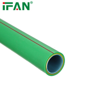 Tuyau PPR haute pression pour plomberie, fourni par l'usine IFAN, matériau vert OEM ODM, 20-75 mm, tuyau d'eau PPR
