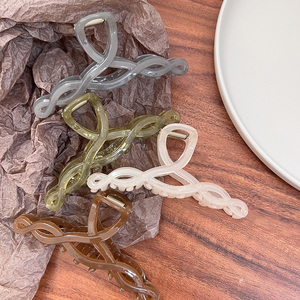 Zi teng bọc giấm <span class=keywords><strong>clip</strong></span>, có sẵn trong ba màu sắc để tạo ra một kiểu tóc lười biếng phân hủy sinh học, và logo có thể in - Product Image 3