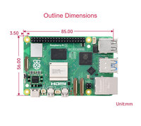 Kit Raspberry Pi 5 AI HAT+ 26TOPS dengan Casing Aluminium Alloy, Power Supply, Kipas Pendingin, dan Akselerator AI Hailo-8