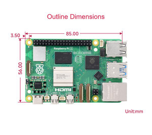 Raspberry Pi 5 AI <b>HAT</b>+ 26TOPS Kit with Aluminum Alloy Case Power Supply <b>Cooling</b> Fan Hailo-8 AI Accelerator - Product Image 4