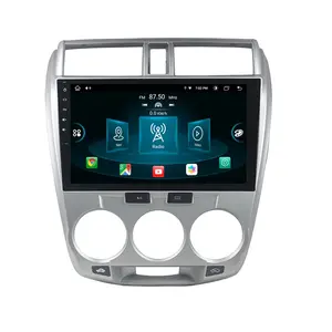 Roadnavi Android 13 Auto Radio Voor Honda Stad 2006-2013 Carplay Gps Navi 4G 360 Camera