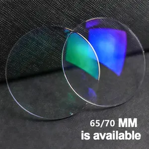 Pabrik profesional Tiongkok lensa kacamata PC lensa optik resep HMC penglihatan tunggal
