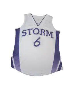 Custom Groothandel Ontwerp Sublimatie Omkeerbaar Mand Bal Kids Singlets Vesten Mannen Basketbal Uniform Jersey