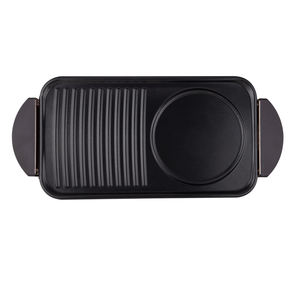 Grill <span class=keywords><strong>Raclette</strong></span> Électrique Multifonctionnel 7 Personnes en Acier Carbone Antiadhésif à Température Réglable avec 4 Mini Plaques pour Usage Domestique Économe en Énergie - Product Image 5