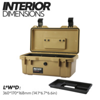 Boîte à outils de transport en plastique PP de haute qualité, étanche IP67, pour extérieur, valise de rangement protectrice, mallette rigide