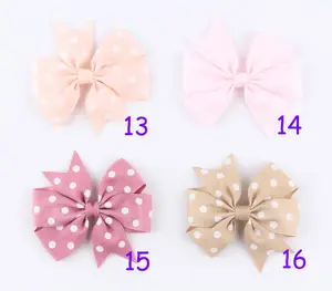 Fiocchi per capelli per bambini fermagli per fiocchi in nastro di Grosgrain fatti a mano accessori per capelli per bambine