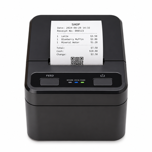 เครื่องพิมพ์ฉลากความร้อนขนาดเล็ก POS58L ความละเอียด 203DPI แบบไร้หมึก สำหรับพิมพ์สติกเกอร์และใบเสร็จ เชื่อมต่อผ่าน USB มีสินค้าพร้อมส่ง เหมาะสำหรับร้านค้าปลีก ร้านกาแฟ ธุรกิจขนาดเล็ก - Product Image 1