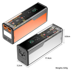 Batterie externe 100W avec prise secteur |   Charge solaire, charge les ordinateurs portables et alimente les petits appareils n'importe où - Product Image 1