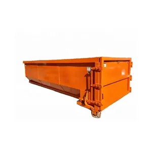 10-30 Yard Heavy Duty Hook Lift Container Large Mental Steel Roll Away Dumpster
