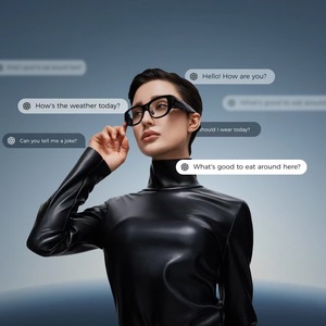 Slimme AR-bril Draagbaar Android-systeem Slimme bril Draadloze Bluetooth Dubbele microfoon AR-displaybril Videogesprek - Product Image 4