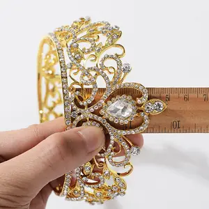 Accessoires de bijoux Vintage en cristal, Vintage reine royale, couronnes et couronnes, pour hommes/femmes, spectacle, bal, bandeau, <span class=keywords><strong>mariage</strong></span>, 10 pièces - Product Image 3