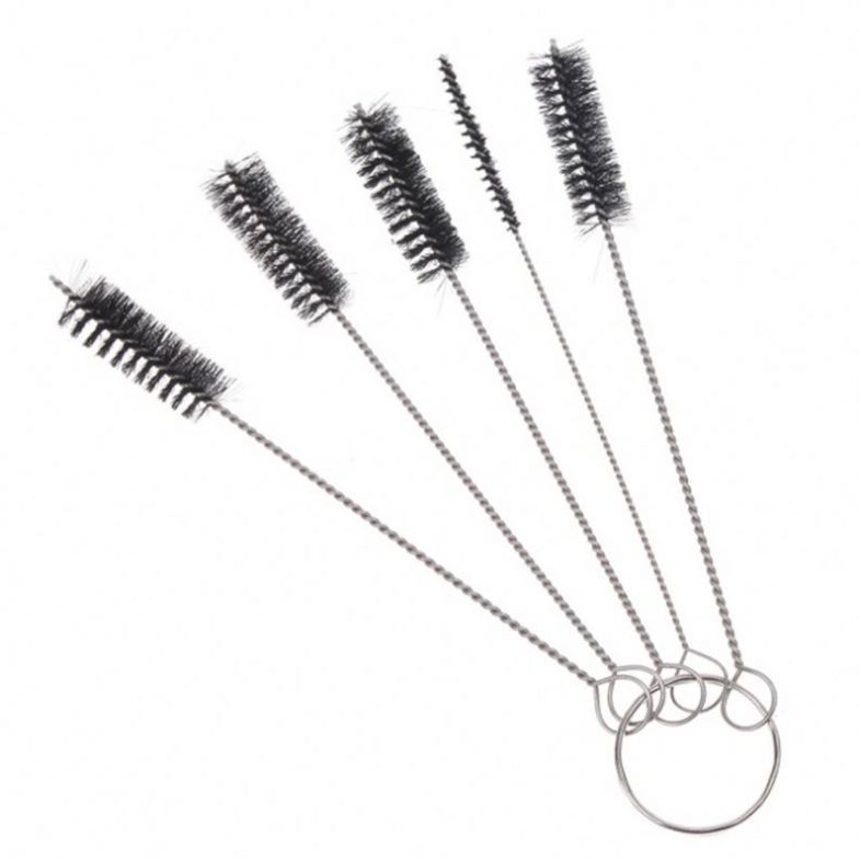 5 шт./компл. татуировки Чистящая щетка комплект наконечник для лазерной трубки машина ручка Аэрограф оружейная Чистящая Щетка иглы кончик кисти набор инструментов