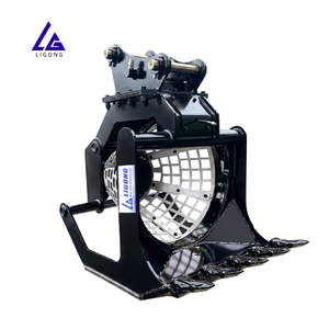 Bac de criblage pour excavatrice, testé en usine CE, paniers de criblage interchangeables, robuste pour projets de criblage de roches sablées - Product Image 2