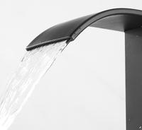 Robinet de salle de bain moderne en laiton noir, à détection de mouvement automatique, sans contact, infrarouge électronique, mains libres, avec cartouche céramique, simple