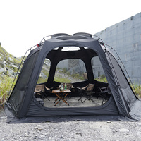 Tente nouveau design Vente Tente en toile Yourte Tentes de luxe Hotel Resort Glamping avec salle de bain