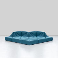 Ensemble de meubles de salon modulaires minimaliste, grand canapé en forme de dune de sable, pour appartement, hall d'hôtel, tatami pour enfants, pour usage domestique