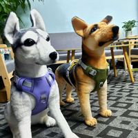Harnais de sécurité pour animaux de compagnie en polyester respirant et durable, réfléchissant, anti-évasion, pour chiens de petite, moyenne et grande taille, pour l'entraînement