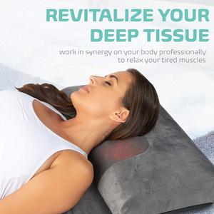 Populaire Draagbare Elektronische Thermische Full Body Shiatsu Vibrator Mat <span class=keywords><strong>Massage</strong></span> - Product Image 3